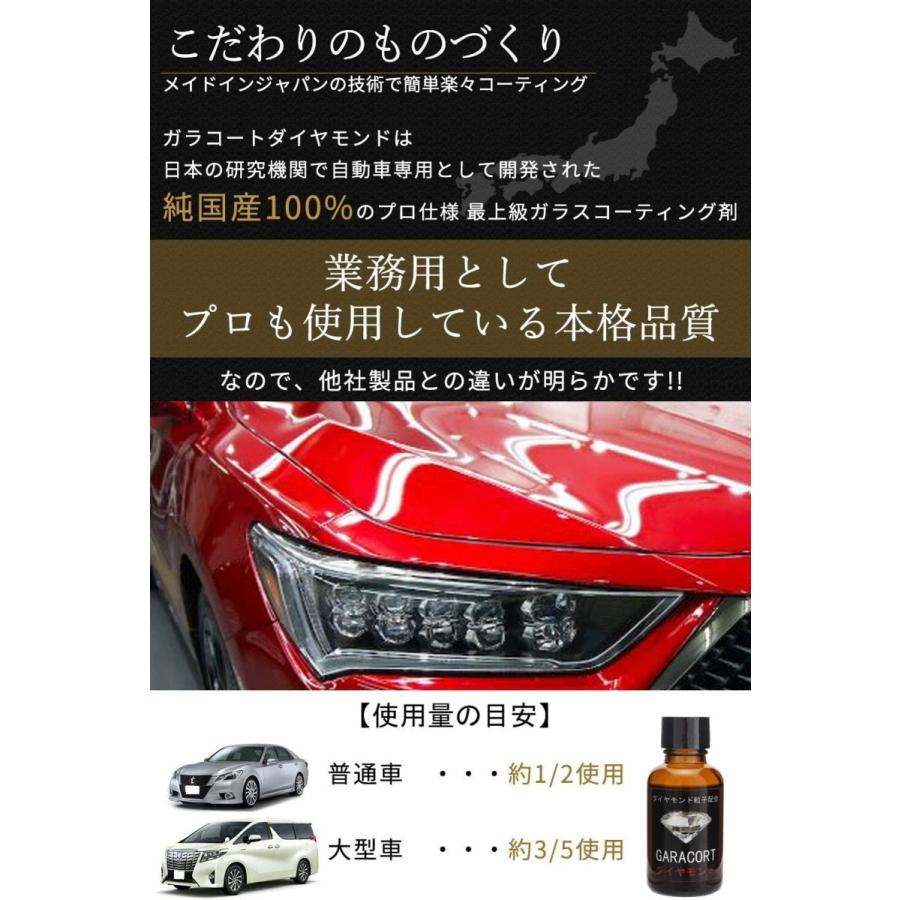 ガラコート 硬化ガラスコーティング剤 ５年間ノーワックス ボディ専用 プロ仕様 最高級ガラスコーティング剤 ガラコートダイヤモンド マイクロ 006 妙美ヤフー店 通販 Yahoo ショッピング