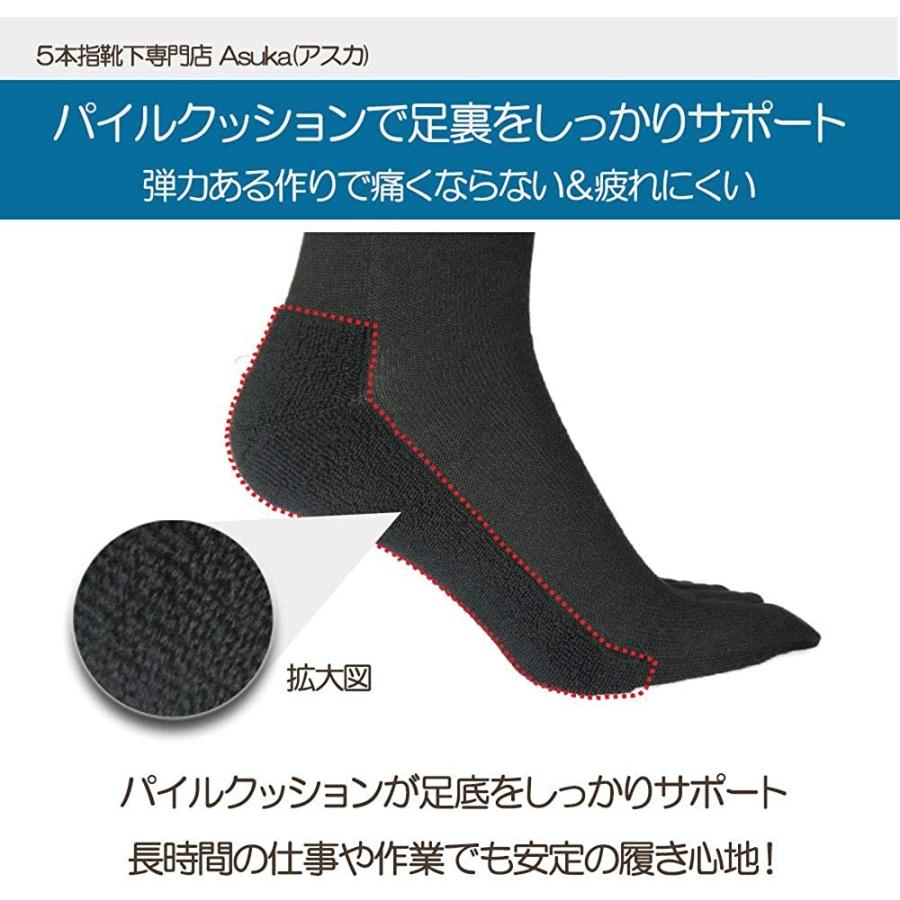5本指ソックス 天然綿100 糸使用 厚底クッション靴下 23 25 25 27 27 29cm メンズ レディース スポーツ カジュアル 妙美ヤフー店 通販 Yahoo ショッピング