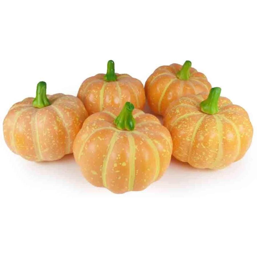 Gucra かぼちゃ ミニサイズ 南瓜 野菜模型 5個パック 食品サンプル オレンジ 2 妙美ヤフー店 通販 Yahoo ショッピング