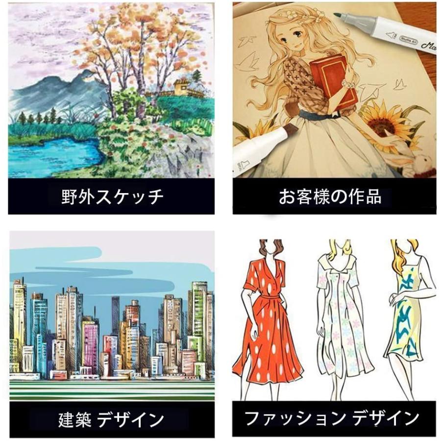Shuttle Art イラストマーカー 1色 ブレンダーペン付き 2種類のペン先 油性 カラーペン アートマーカー 防水 速乾 スケッ 妙美ヤフー店 通販 Yahoo ショッピング