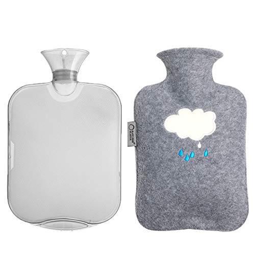 超熱 湯たんぽ おしゃれ Gsogcax クリア 2l ゆたんぽ かわいいカバー付き 水まくら あったかグッズ ボトル型 お湯 暖かい 水 エコ