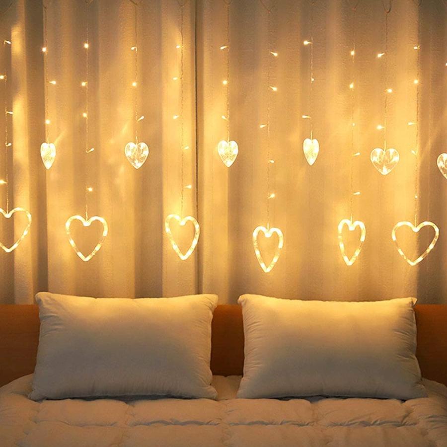特価ブランド LED カーテンライト イルミネーションライト ハート形 LED ストリングライト タイマー機能 リモコン付き USB 8モード 透明 ウォ - www.el-services.fr 特価ブランド LED カーテンライト イルミネーションライト ハート形 LED ストリングライト タイマー機能 リモコン付き USB 8モード 透明 ウォ - www.el-services.fr