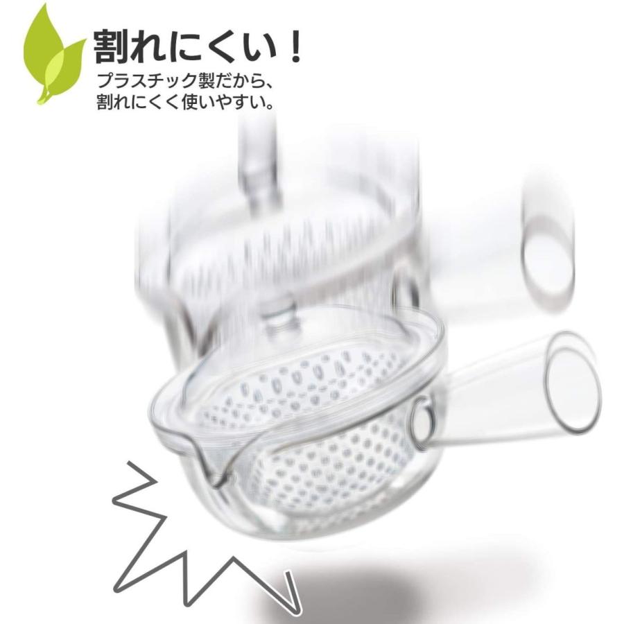 曙産業 ティーポット 横手 急須タイプ L 日本製 透明でお茶の出具合が