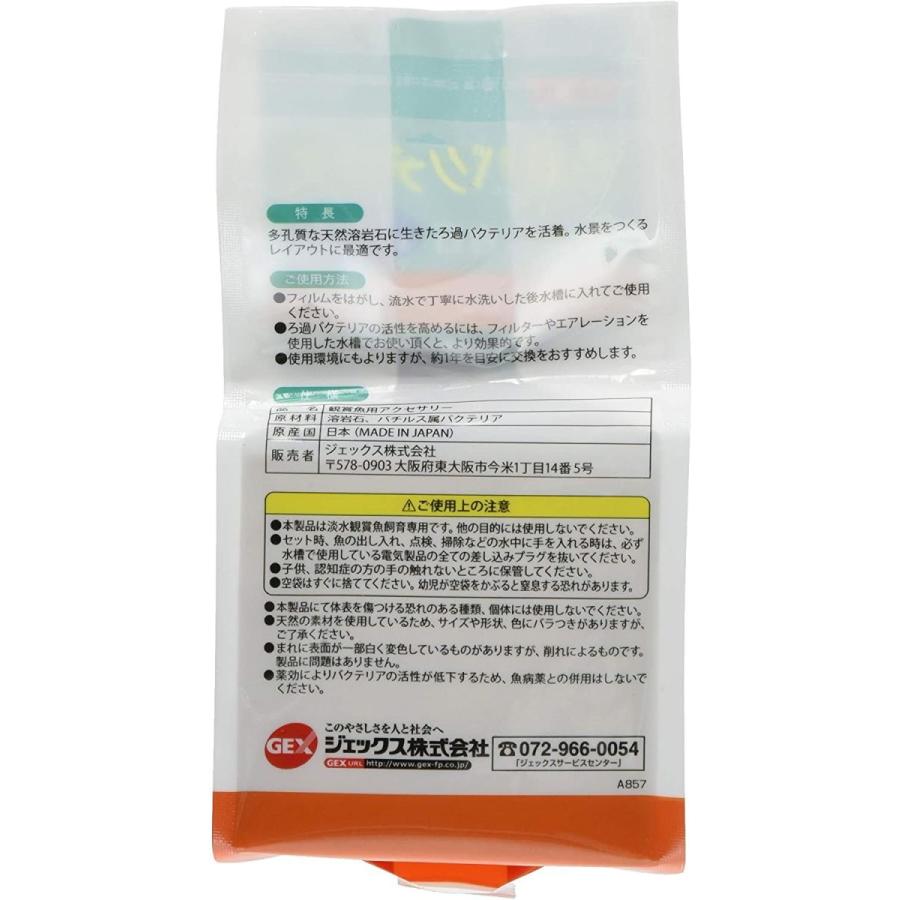 ジェックス でおすすめアイテム バクテリア付溶岩石 大 黒