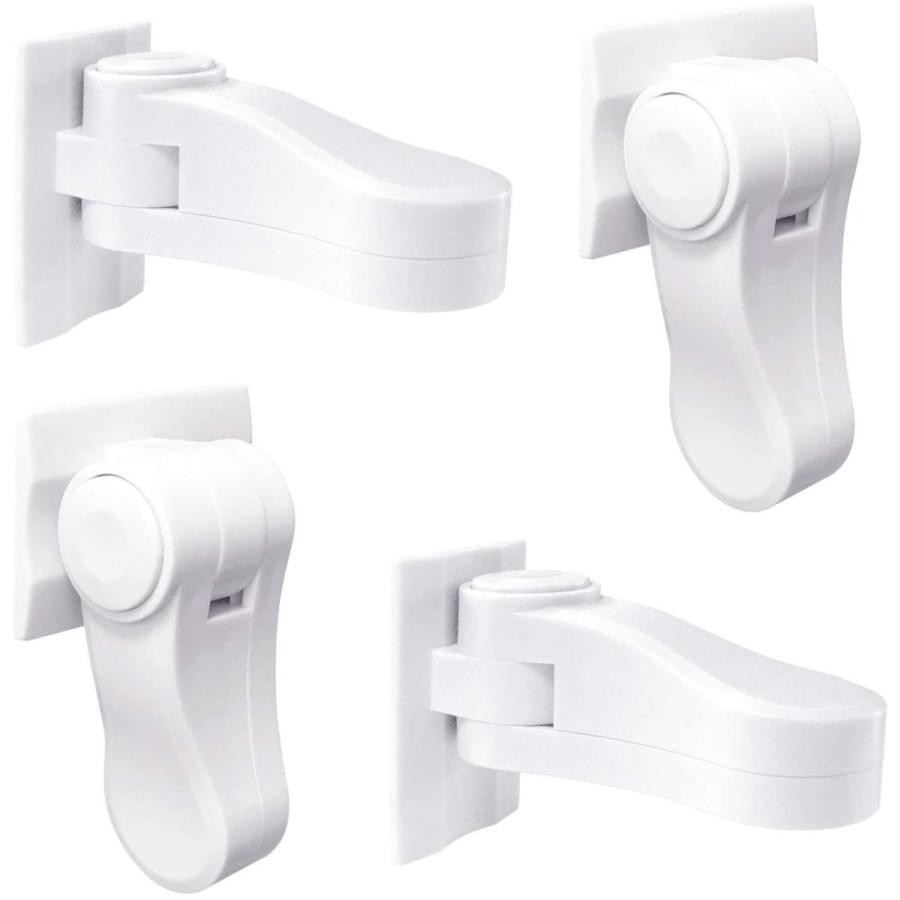 モデル着用 注目アイテム ベビーガード チャイルドロック 扉 ドアロック ４個セット とびらロック 子供安全ロック ベビーロック ドアノブロック ドアストッパー Cisama Sc Gov Br