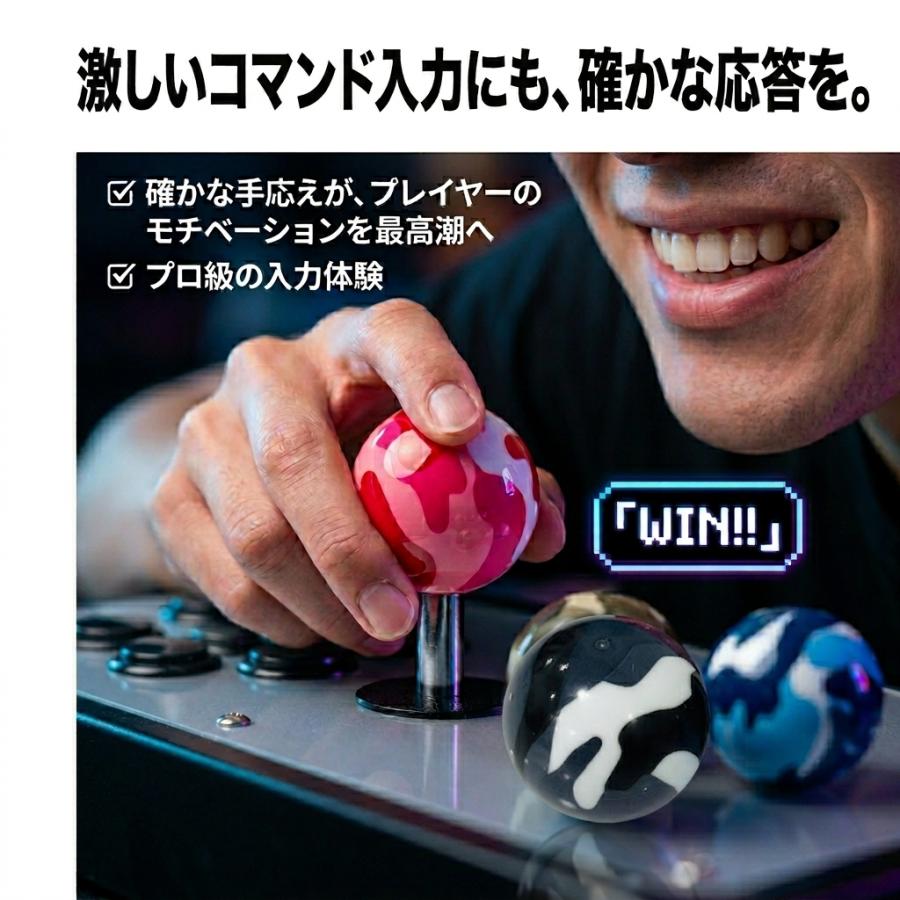 アーケードゲームジョイスティックNEKO ARC レバーボール 35mm