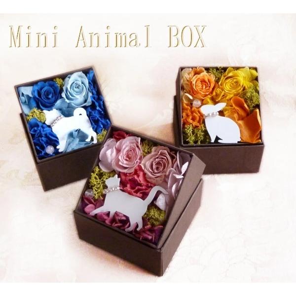 アニマルミニフラワーボックス」プリザーブドフラワー