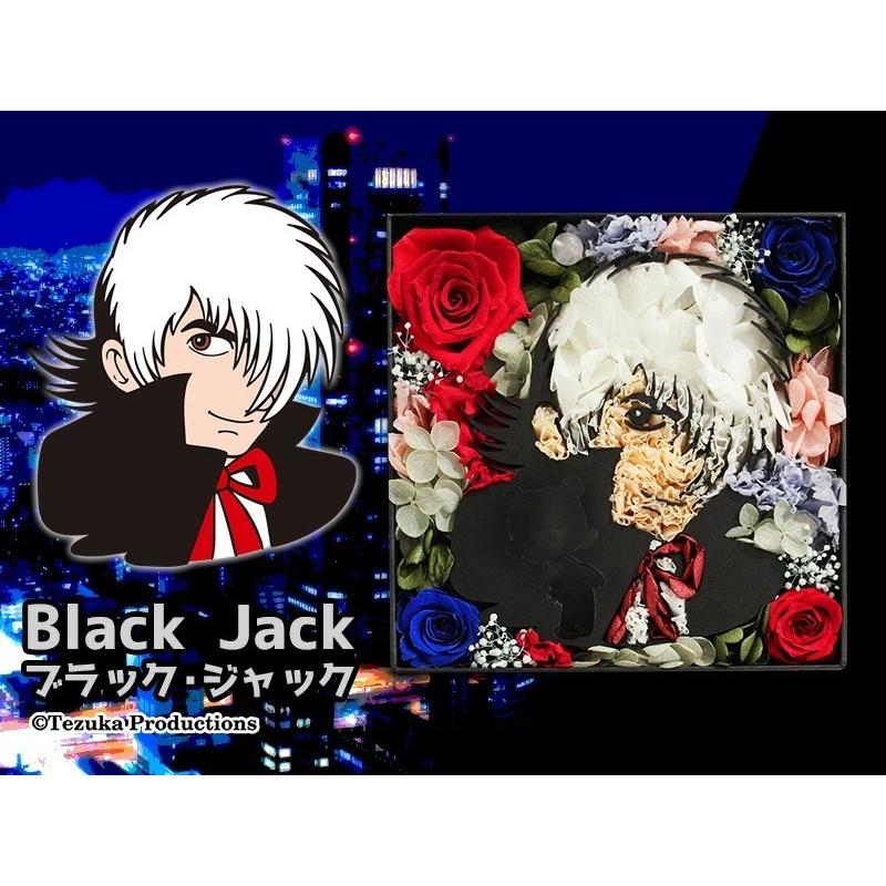 プリザーブドフラワー ブラックジャック Blackjack ボックス プレゼント キャラ ボックスフラワー ギフト 父の日 還暦 開院祝い 母の日 Blackjack プリザーブドフラワー動物のお花屋 通販 Yahoo ショッピング
