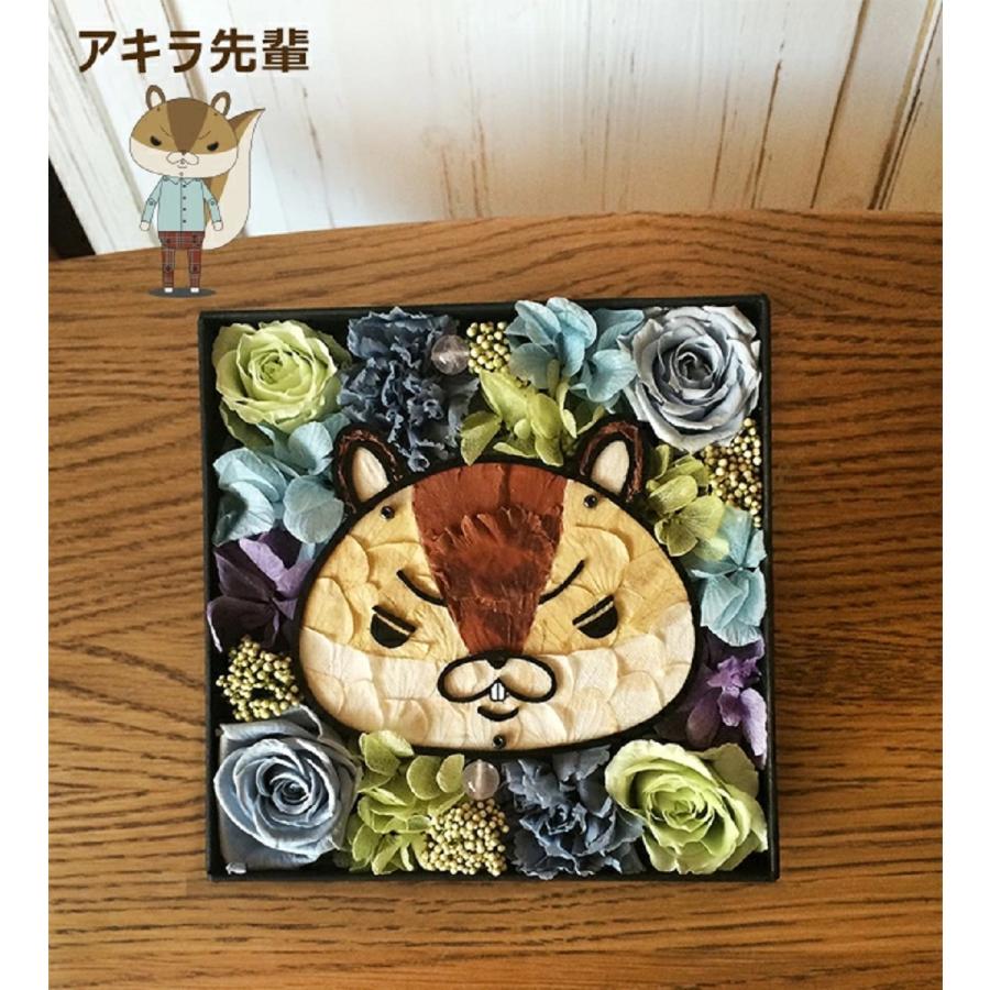 プリザーブドフラワー フラワーBOX ギフト 紙兎ロペ オーダーメイド 
