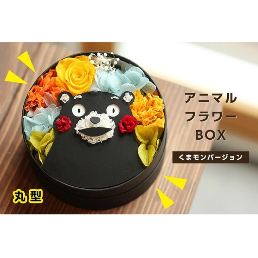 プリザーブドフラワー ギフト くまモン ラウンド 母の日ギフト 結婚記念日 誕生祝い 新築祝い 開店祝い 誕生日祝い 母の日 面白い 花 熊本 クリスマス Kumamon Maru プリザーブドフラワー動物のお花屋 通販 Yahoo ショッピング