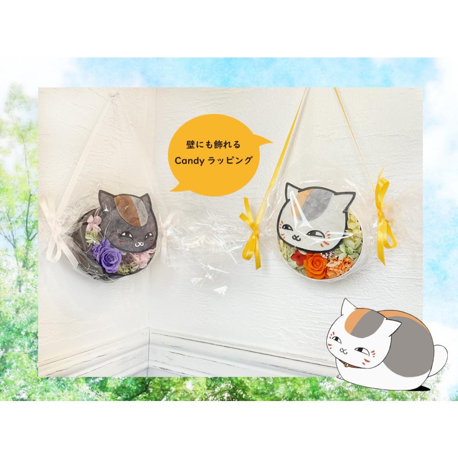 プリザーブドフラワー 夏目友人帳 ニャンコ先生 黒ニャンコ先生 斑