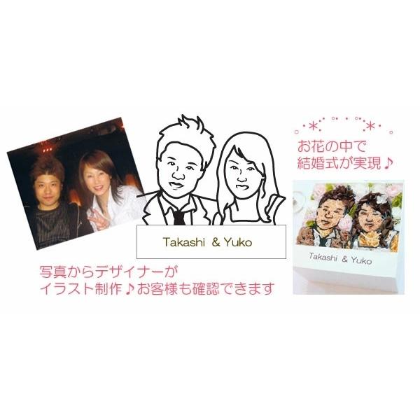 母の日 プリザーブドフラワー 似顔絵フラワーカップル(名前入り 母の日 プリザーブドフラワー 似顔絵フラワーカップル(名前入り