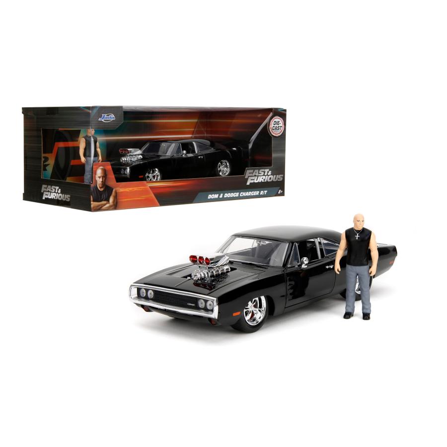 1:24 F&F DOM'S 1970 DODGE CHARANGER R/T w/DOM TORETTO ワイルド