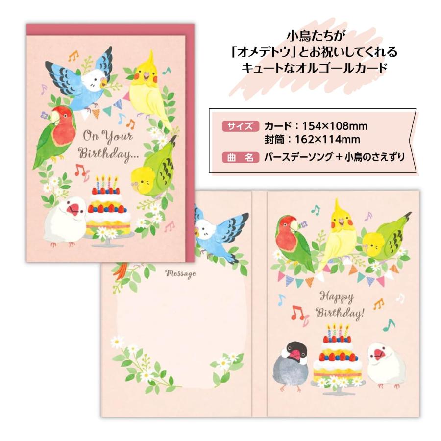 Hallmark(ホールマーク) ホールマーク オルゴールカード インコ 誕生日お祝い 826284 |  | 02