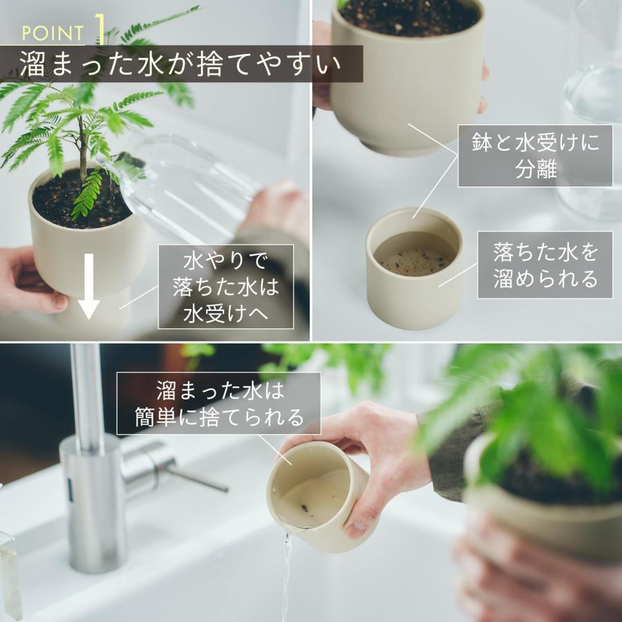 マーナ (marna) プラントポット (115mm / 4号鉢相当) 溜まった水が捨てやすい (軽い/移動も簡単) 植木鉢 プランター 観葉植物 サ |  | 02