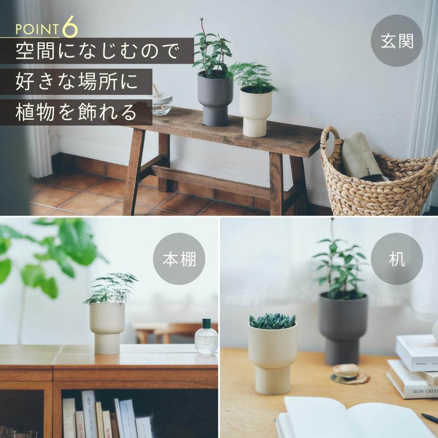 マーナ (marna) プラントポット (115mm / 4号鉢相当) 溜まった水が捨てやすい (軽い/移動も簡単) 植木鉢 プランター 観葉植物 サ |  | 05