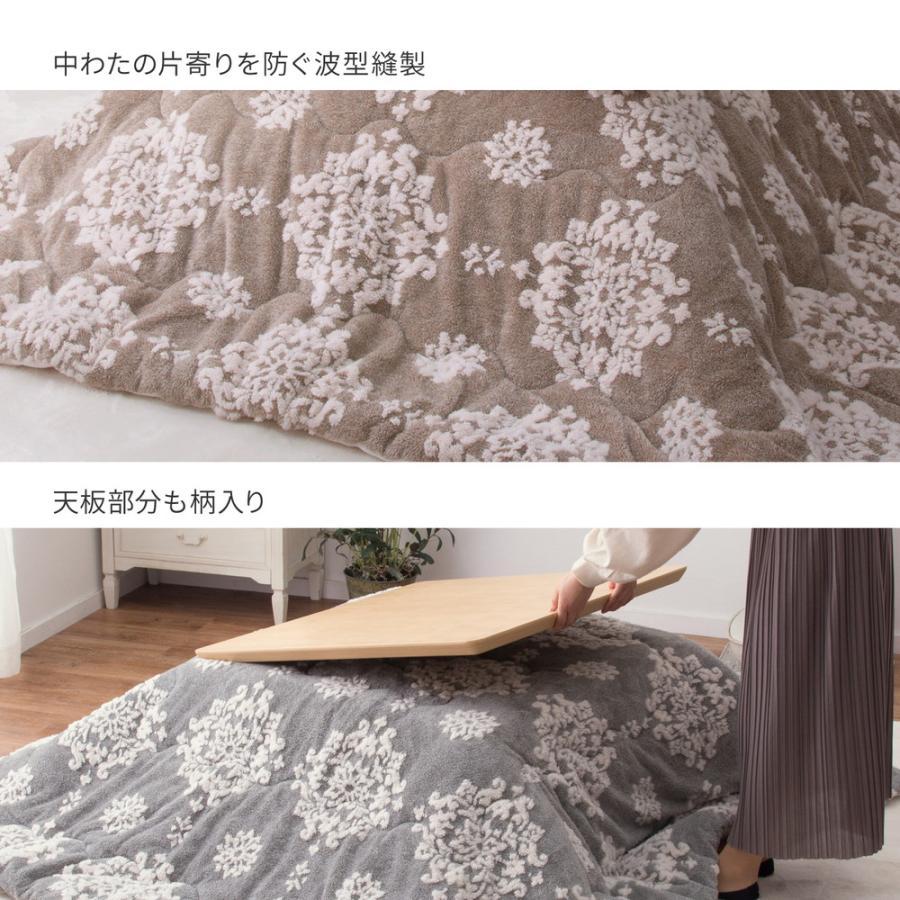 こたつ布団 正方形 おしゃれ 190×190 薄掛け こたつ 掛け布団 省スペース コタツ布団 暖かい 夏 こたつ掛け布団 フランネル 北欧_7