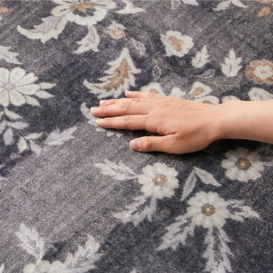 ラグ 洗える 北欧 ラグマット 1.5畳 おしゃれ 長方形 130×190 カーペット ペルシャ風 絨毯 デザインラグ オリエンタル ビンテージ 床暖房_20