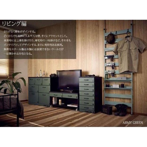突っ張りラック オープンシェルフ おしゃれ 幅66cm 壁面収納 ワードローブ コンパクト つっぱり棚 収納棚 収納ラック オープンラック 薄型_9