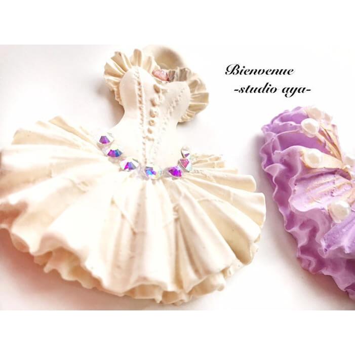 在庫限りSALE 480円→290円 シリコンモールド ドレス サシェ アロマ