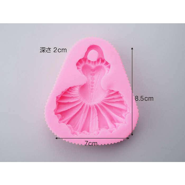 在庫限りSALE 480円→290円 シリコンモールド ドレス サシェ アロマ
