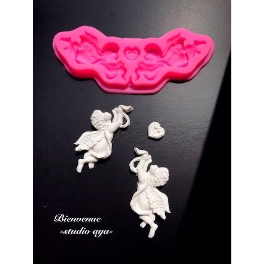 シリコンモールド レジン 天使 エンジェル アロマストーン 石膏 アロマ