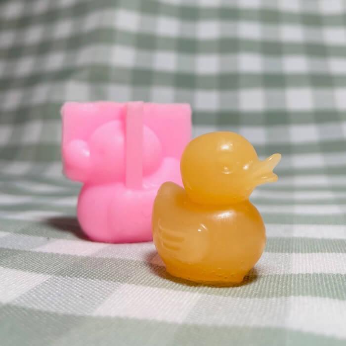 シリコンモールド 鳥 アヒル ミニチュア アロマストーン 石膏 アロマ