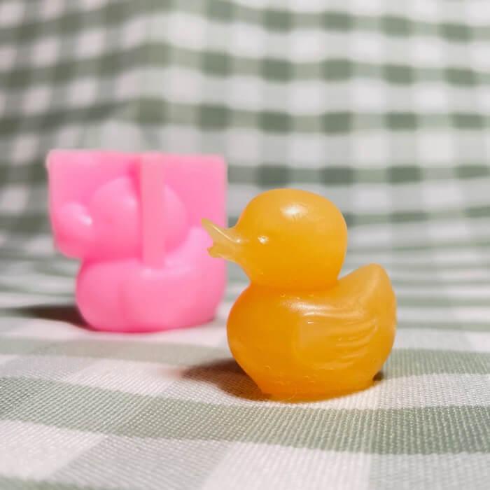 シリコンモールド 鳥 アヒル ミニチュア アロマストーン 石膏 アロマ