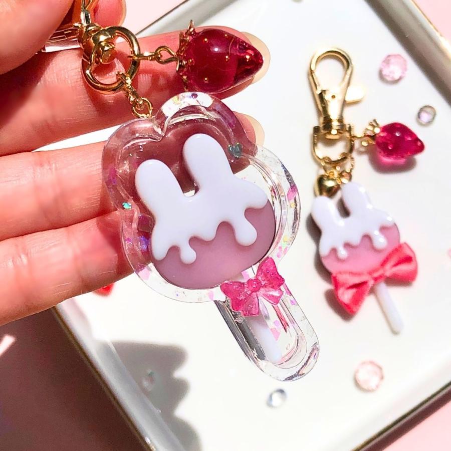 シリコンモールド 棒つき キャンディ チョコレート うさぎ