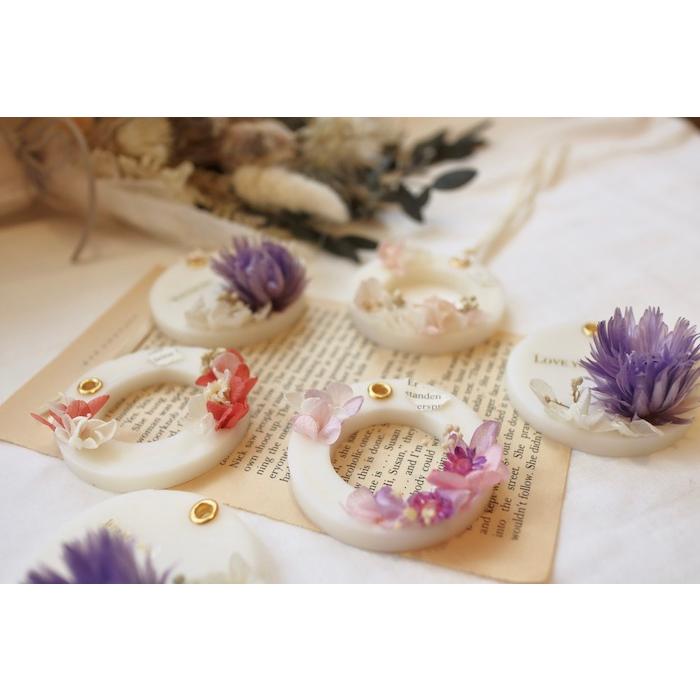 シリコンモールド アロマワックス サシェ ラウンド型 アロマキャンドル