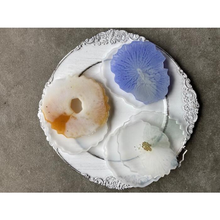在庫限りSALE 1080円→500円 シリコンモールド アゲートスライス
