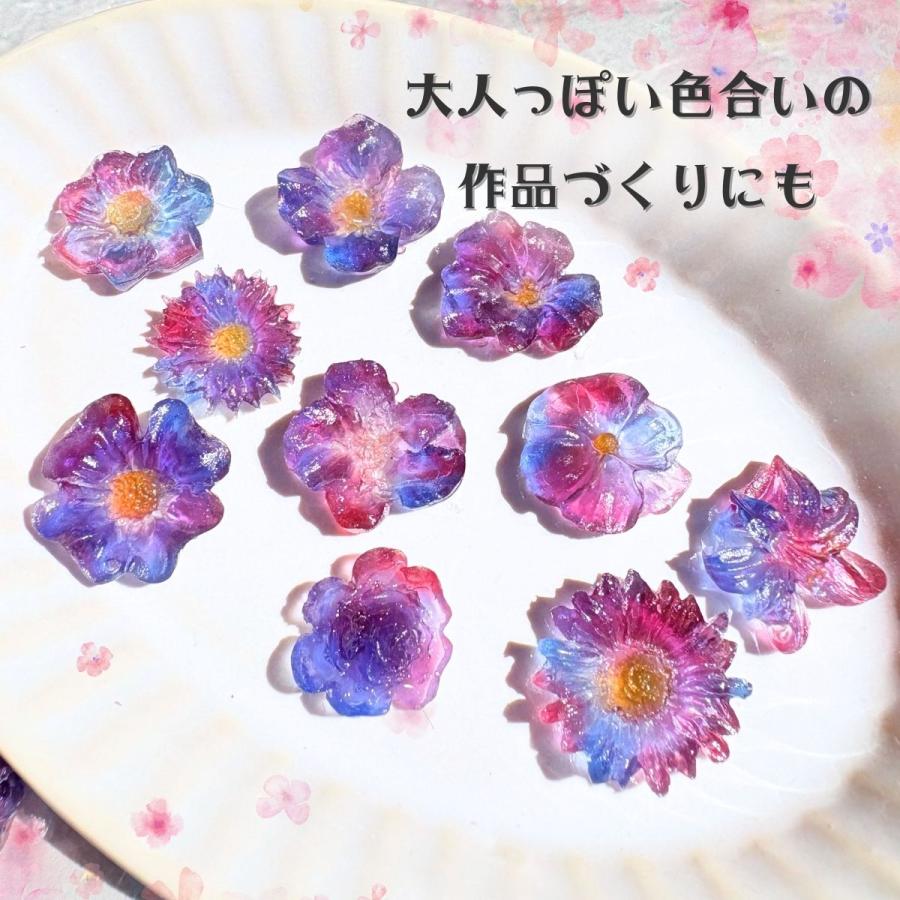 シリコンモールド レジン 花 フラワー 植物 アロマストーン アロマ