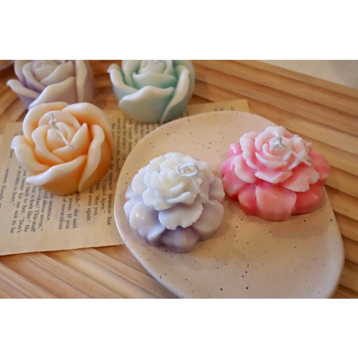 シリコンモールド 花 アロマストーン アロマ キャンドル ソイワックス
