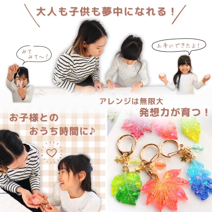 シリコンモールド リーフ 6種類 葉っぱ 紅葉 レジン 装飾 アクセサリー 