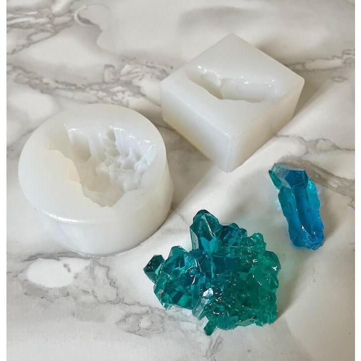 在庫限りSALE 880円→500円 シリコンモールド レジン 天然石 鉱石 宝石