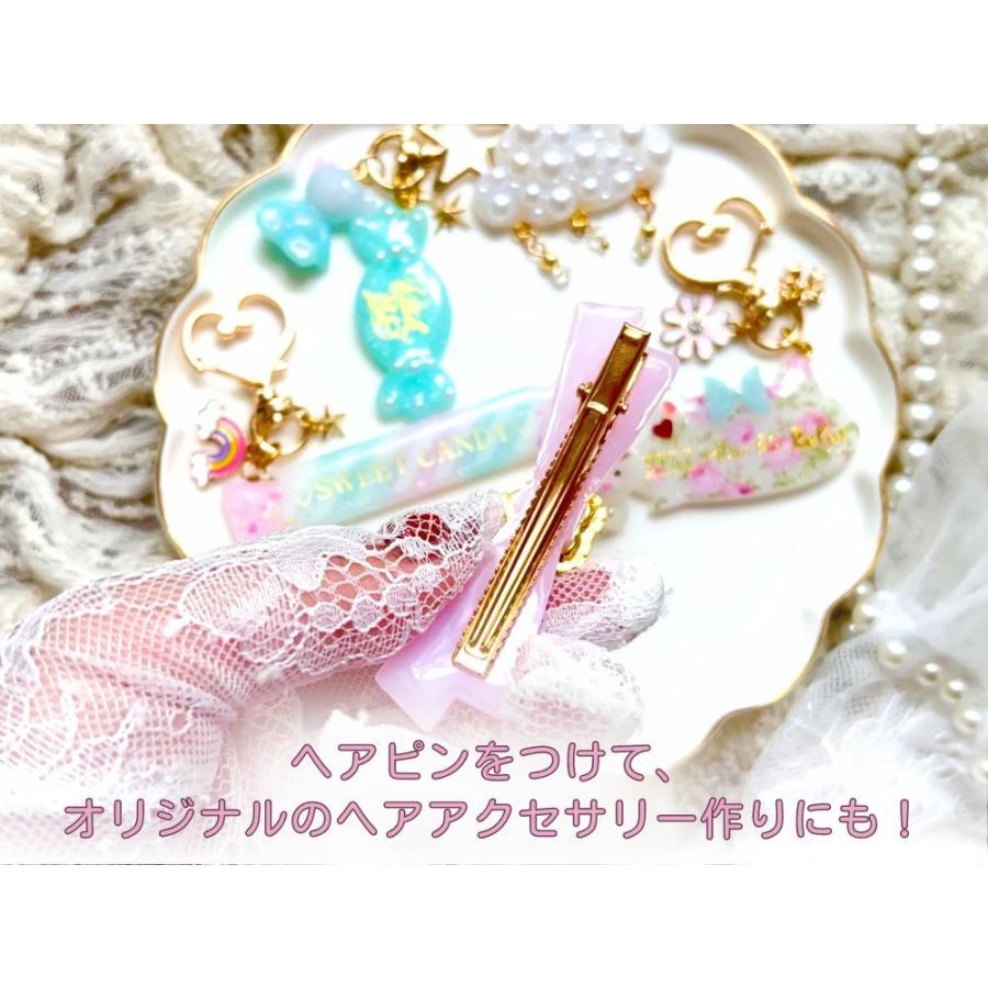 シリコンモールド レジン バレッタ ヘアピン ゆめかわ アクセサリー