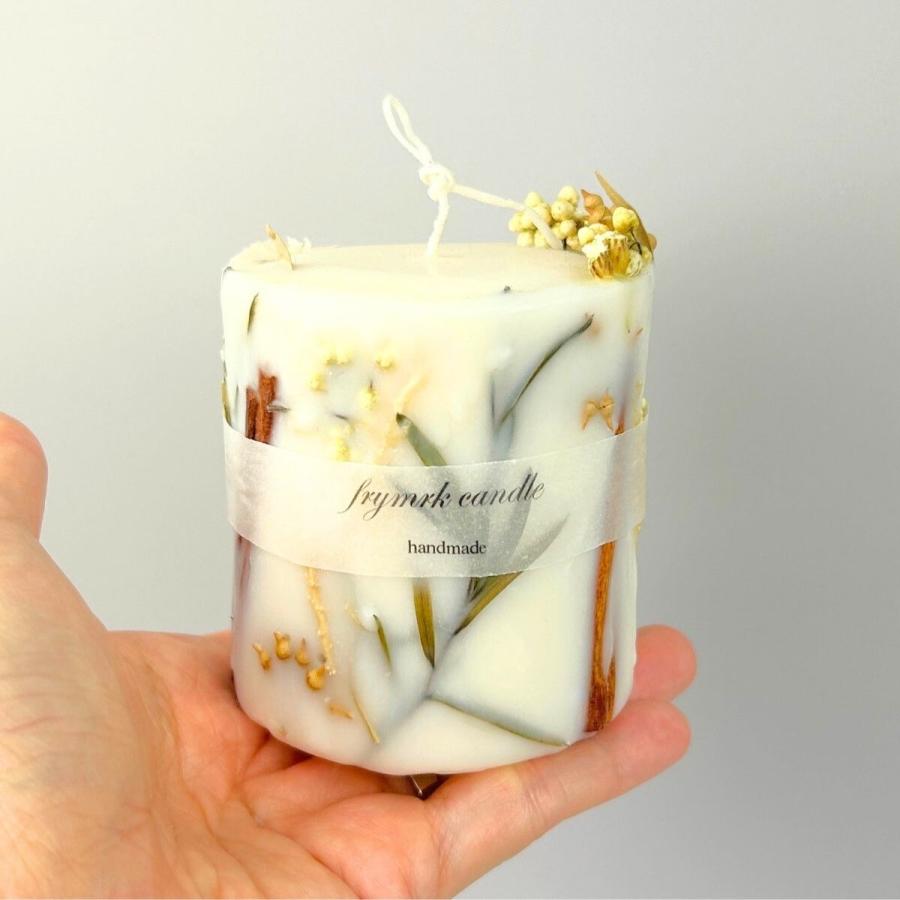 キャンドル モールド 円柱 75mm×77mm ポリ製 型 アロマ