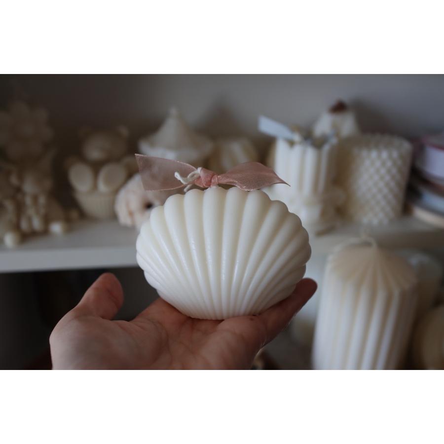 キャンドル モールド 貝殻 貝 シェル型 ポリ製 型 ソイワックス アロマ