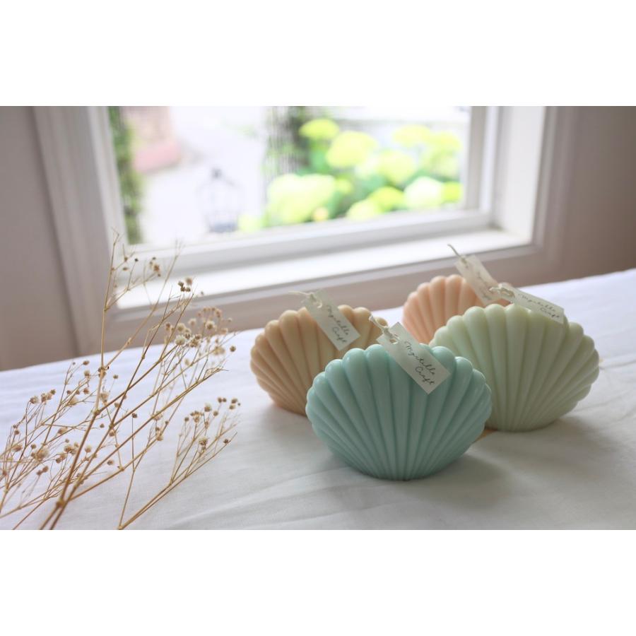 キャンドル モールド 貝殻 貝 シェル型 ポリ製 型 ソイワックス アロマ