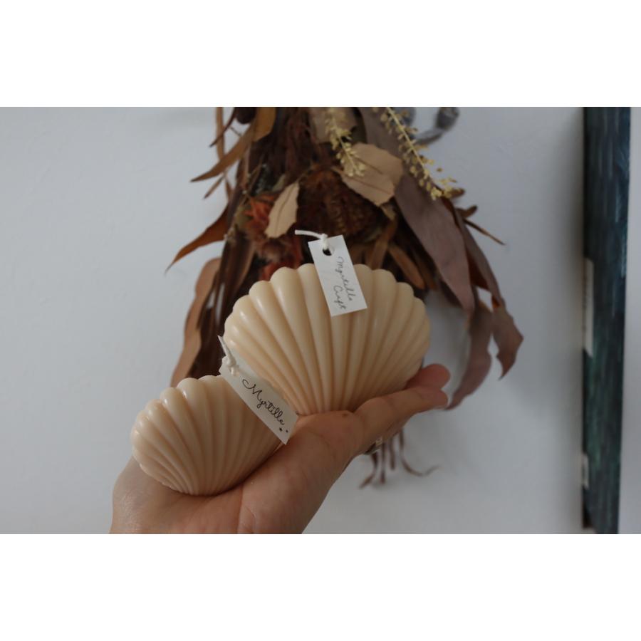 キャンドル モールド 貝殻 貝 シェル型 ポリ製 型 ソイワックス アロマ