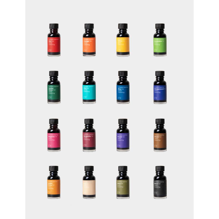 リキッドカラー 液体染料 20ml× 16色セット 染料 キャンドル リキッドカラー 液体染料 20ml× 16色セット 染料 キャンドル