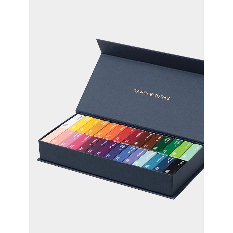 カラーブロック 28色 キャンドル用 固形染料 色付け キャンドル 染料