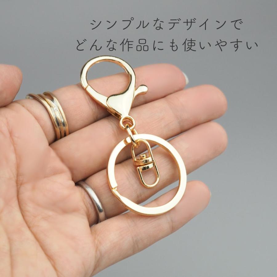 ナスカン 金具 キーホルダー キーリング 回転 フック ニコイル