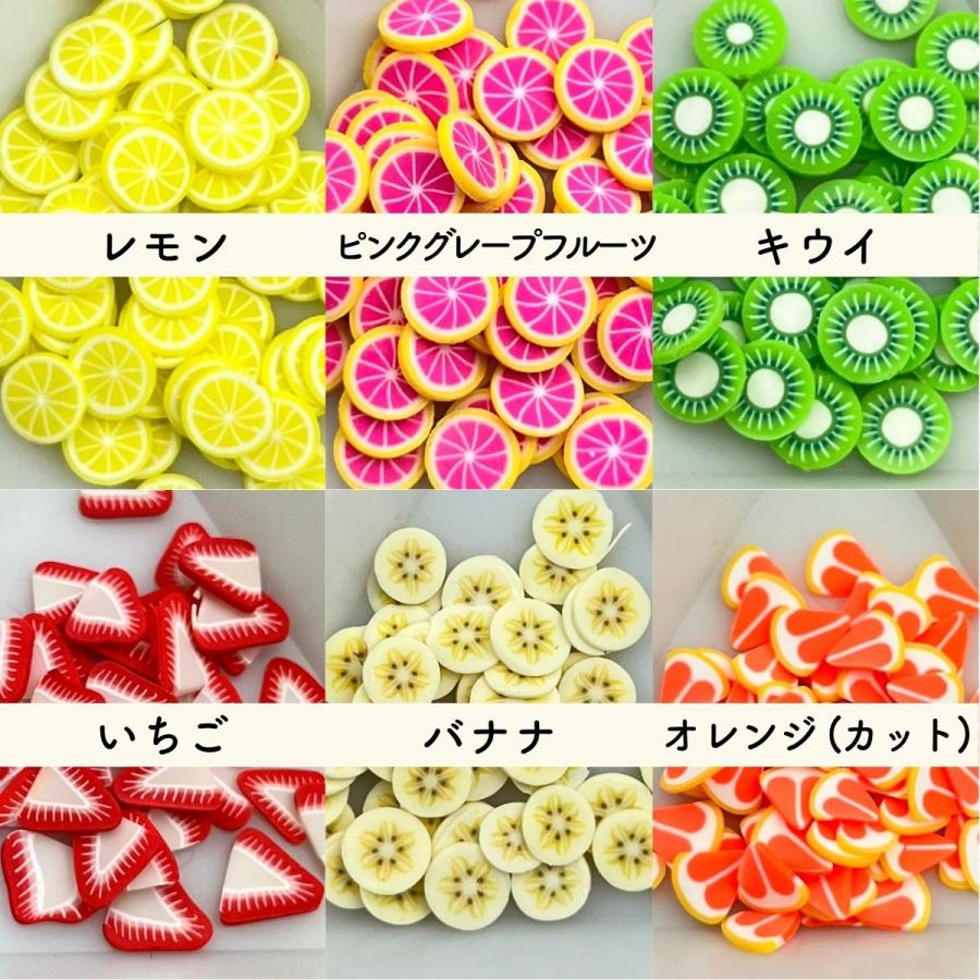 レジン 封入 フルーツ 12種セット デコ パーツ ネイル ミニフルーツ 