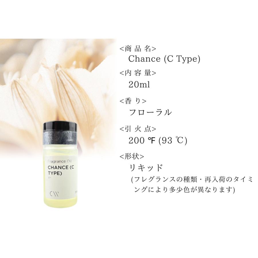 香料 フレグランスオイル Chance (Chanel Type) 20ml ディフーザー
