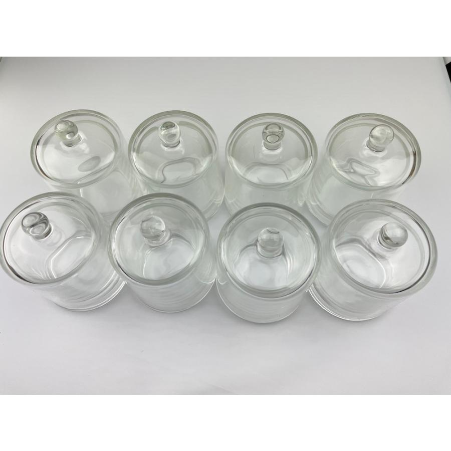 キャンドルホルダー 8個set ガラス キャンドル グラス 瓶 耐熱