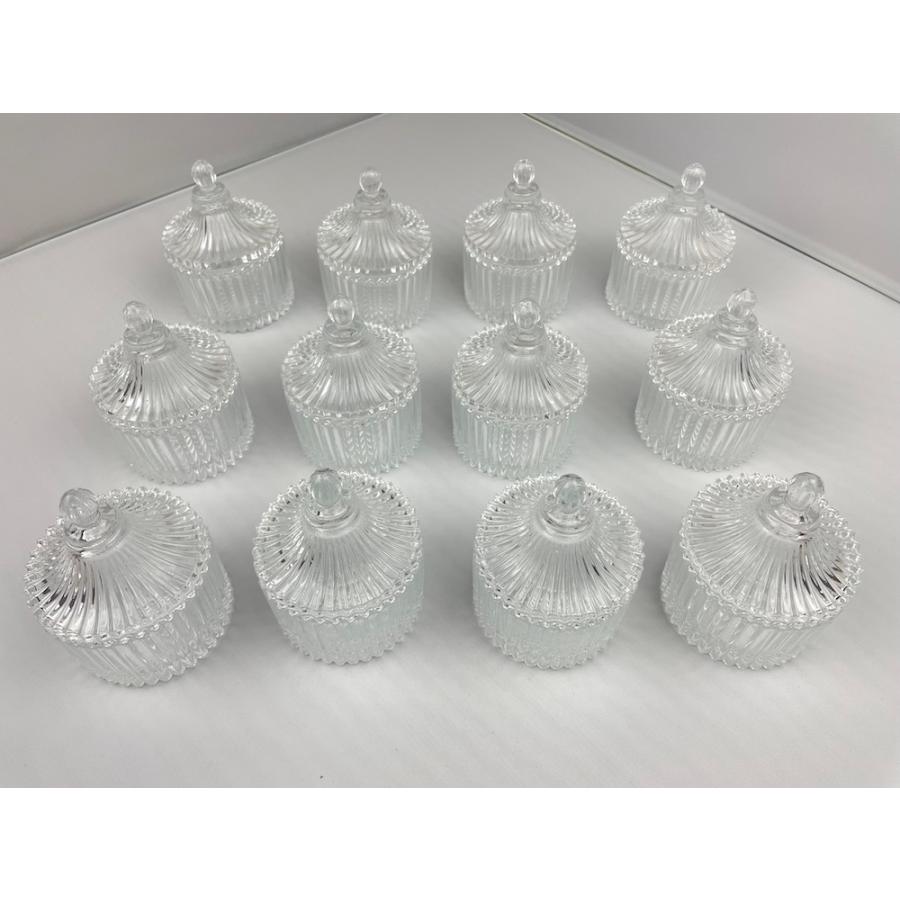 キャンドルホルダー 12個set ガラス キャンドル グラス 耐熱 瓶