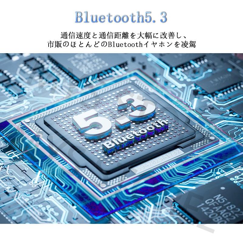 2024最新版 ワイヤレスイヤホン bluetooth5.3 ハイブリッド ノイズキャンセリング/マルチポイント/IPX5/ワイヤレス充電対応/スマートタッチディスプレイ搭載｜mys-2｜10