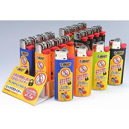BICミニライター ビック 新J5ミニBICライター カラーお任せ20個セット