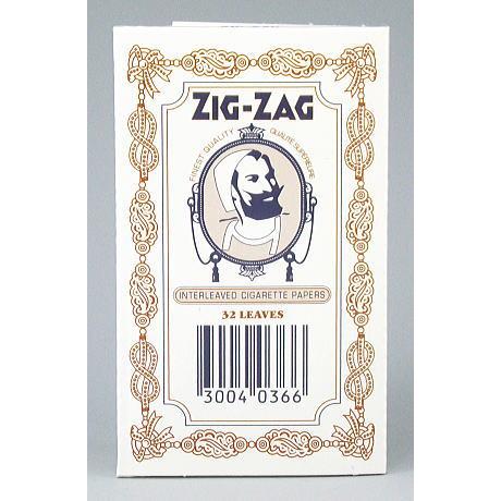 ZIG-ZAG ジグザグ クラシックホワイト32 手巻きタバコ用 巻紙 ダブル